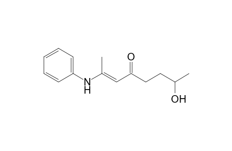 7-Hydroxy-2-(N-phenylamino)oct-2-en-4-one