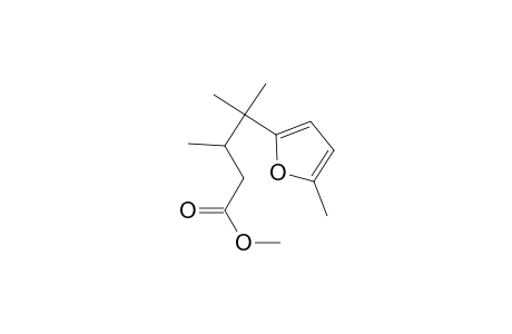 2-Furanbutanoic acid, .beta.,.gamma.,.gamma.,5-tetramethyl-, methyl ester, (.+-.)-