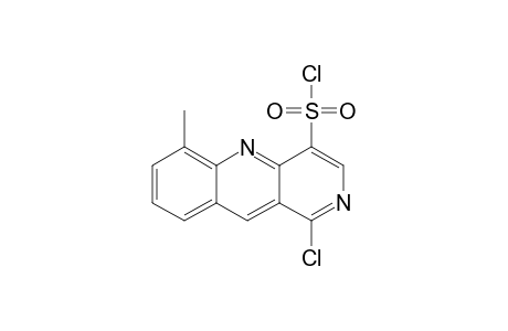 1-CHLORO-6-METHYLBENZO-[B]-[1,6]-NAPHTHYRIDINE-4-SULFONYL-CHLORIDE
