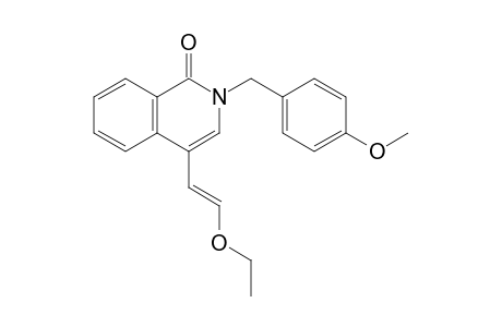 4-[(E)-2-ethoxyethenyl]-2-[(4-methoxyphenyl)methyl]-1-isoquinolinone