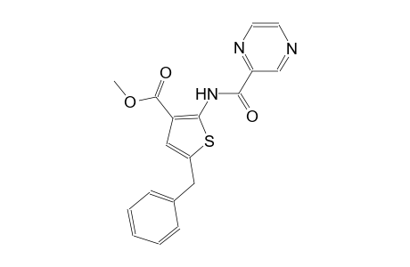 methyl 5-benzyl-2-[(2-pyrazinylcarbonyl)amino]-3-thiophenecarboxylate