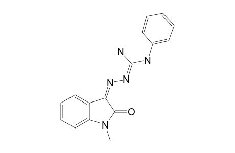 (E)-(1,2-DIHYDRO-1-METHYL-2-OXO-3H-INDOL-3-YLIDENE)-N-PHENYL-HYDRAZINE-CARBOXIMID-AMIDE