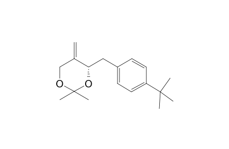 (S)-4-(4-tert-Butylbenzyl)-5-exo-methylene-2,2-dimethyl-1,3-dioxane