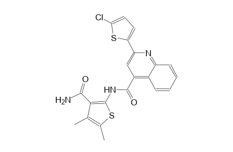 N-[3-(aminocarbonyl)-4,5-dimethyl-2-thienyl]-2-(5-chloro-2-thienyl)-4-quinolinecarboxamide