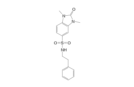 1,3-Dimethyl-2-oxo-N-(2-phenylethyl)-2,3-dihydro-1H-benzimidazole-5-sulfonamide