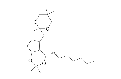 (4'S)-Hexahydro-4'-(1"-heptenyl)-2',2',5,5-tetramethylspiro[1,3-dioxane-2,6'(5'H)-4'H-pentaleno[2,1-d]-(1,3)-dioxine