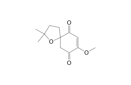 8-methoxy-2,2-dimethyl-1-oxaspiro[4.5]dec-8-ene-7,10-quinone