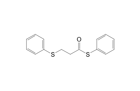 3-(Phenylthio)propanethioic acid S-phenyl ester
