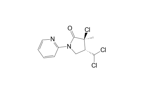 cis-3-Chloro-N-(2-pyridyl)-4-dichloromethyl-3-methyl-2-pyrrolidinone