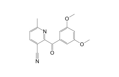 3-Pyridinecarbonitrile, 2-(3,5-dimethoxybenzoyl)-6-methyl-