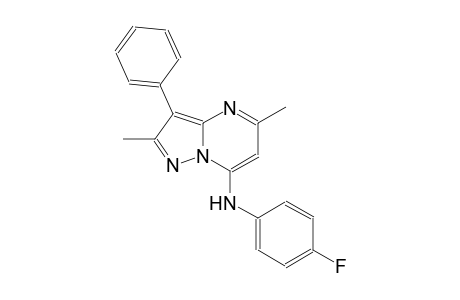 N-(4-fluorophenyl)-2,5-dimethyl-3-phenylpyrazolo[1,5-a]pyrimidin-7-amine