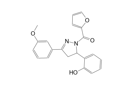 phenol, 2-[1-(2-furanylcarbonyl)-4,5-dihydro-3-(3-methoxyphenyl)-1H-pyrazol-5-yl]-