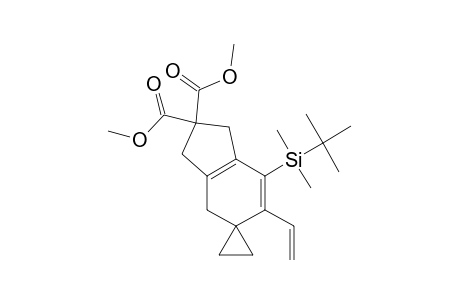 DIMETHYL-SPIRO-[CYCLOPROPANE-1,4'-[2'-(TERT.-BUTYLDIMETHYLSILYL)-3'-VINYLBICYCLO-[4.3.0]-NONA-1'(6'),2'-DIENE-8',8'-DICARBOXYLATE]]