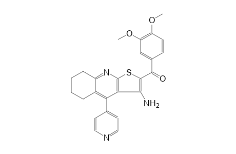 methanone, [3-amino-5,6,7,8-tetrahydro-4-(4-pyridinyl)thieno[2,3-b]quinolin-2-yl](3,4-dimethoxyphenyl)-