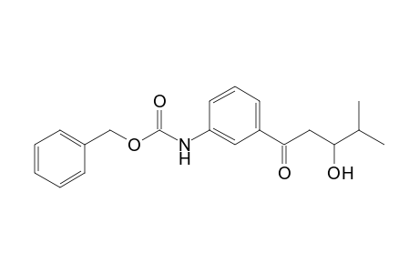 1-{[3'-(Benzyloxycarbonyl)amino]phenyl}-4-methyl-3-hydroxy-1-pentanone