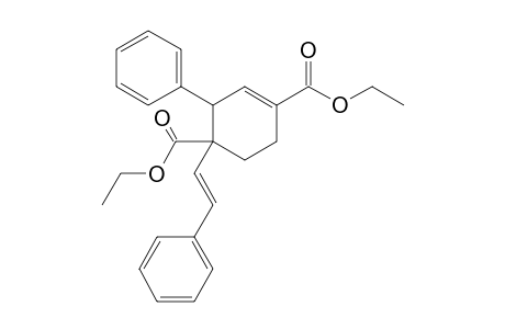 3-Phenyl-4-[(E)-2-phenylethenyl]cyclohexene-1,4-dicarboxylic acid diethyl ester