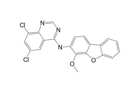 6,8-DICHLORO-N-(2-METHOXYDIBENZOFURAN-3-YL)-4-AMINOQUINAZOLINE