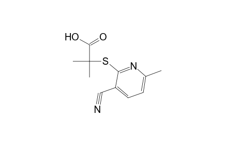 2-(3-cyano-6-methyl-pyridin-2-yl)sulfanyl-2-methyl-propanoic acid