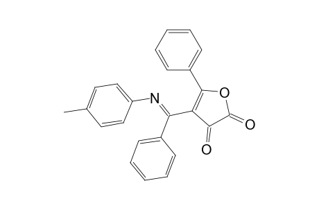 2,3-Furandione, 4-[[(4-methylphenyl)imino]phenylmethyl]-5-phenyl-