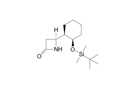 4-[2-(tert-Butyldimethylsilyloxy)cyclohexyl]azetidin-2-one
