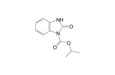 2-oxo-1-benzimidazolinecarboxylic acid, isopropyl ester