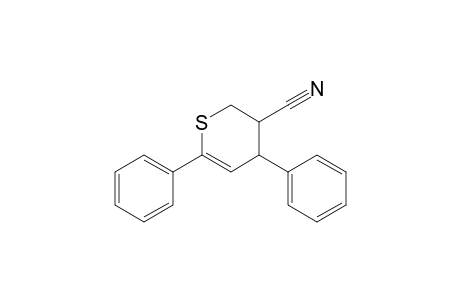 2H-Thiopyran-3-carbonitrile, 3,4-dihydro-4,6-diphenyl-