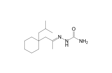 1-(1-isobutylcyclohexyl)-2-propanone, semicarbazone