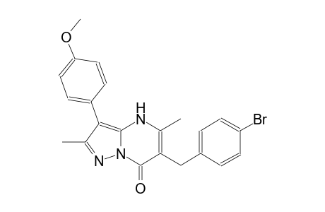 pyrazolo[1,5-a]pyrimidin-7(4H)-one, 6-[(4-bromophenyl)methyl]-3-(4-methoxyphenyl)-2,5-dimethyl-
