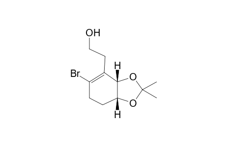 2-(6-Bromo-2,2-dimethyl-(3aS,7aR)-3a,4,5,7a-tetrahydrobenzo[d][1,3]dioxol-7-yl)ethanol
