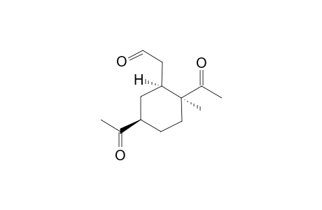 1,4-Diacetyl-4-methyl-3-formylmethylcyclohexane