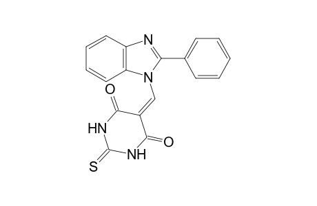 5-[(2-Phenyl-1H-benzo[d]imidazol-1-yl)methylene]-2-thioxodihydropyrimidine-4,6(1H,5H)-dione