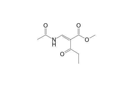 Methyl 3-(acetylamino)-2-propionylacrylate