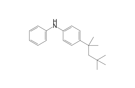 N-phenyl-4-(2,4,4-trimethylpentan-2-yl)aniline