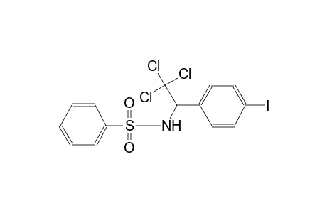 benzenesulfonamide, N-[2,2,2-trichloro-1-(4-iodophenyl)ethyl]-