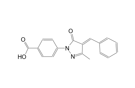4-[(4E)-4-benzylidene-3-methyl-5-oxo-4,5-dihydro-1H-pyrazol-1-yl]benzoic acid