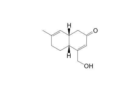 (4aR,8aS)-4a,5,6,8a-Tetrahydro-4-hydroxymethyl-7-methylnaphthalen-2(1H)-one