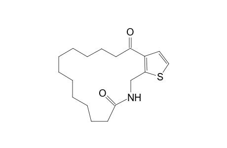 14-Aza-[15]-2,3-thiophenophane-1,13-dione
