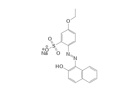 2-Amino-5-ethoxybenzolsulfonic acid->2-naphthol/Na salt
