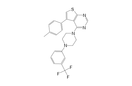 thieno[2,3-d]pyrimidine, 5-(4-methylphenyl)-4-[4-[3-(trifluoromethyl)phenyl]-1-piperazinyl]-