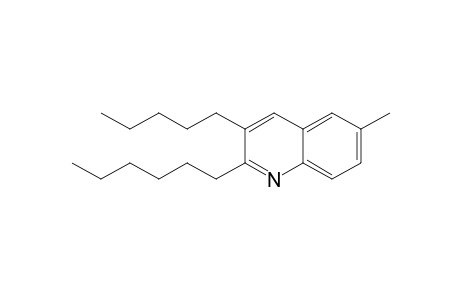 2-hexyl-6-methyl-3-pentyl-quinoline