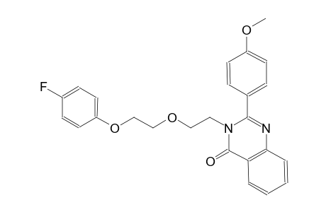 3-{2-[2-(4-fluorophenoxy)ethoxy]ethyl}-2-(4-methoxyphenyl)-4(3H)-quinazolinone