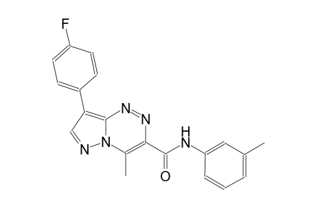 pyrazolo[5,1-c][1,2,4]triazine-3-carboxamide, 8-(4-fluorophenyl)-4-methyl-N-(3-methylphenyl)-