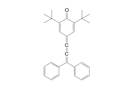 2,6-Di-tert-butyl-4-[3,3-bis(phenyl)propadienylidene]-2,5-cyclohexadien-1-one (Quinopropadiene)