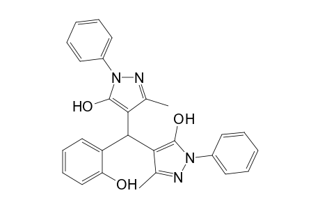 4,4'-[(2-Hydroxyphenyl)methylene]bis(3-methyl-1-phenyl-1H-pyrazol-5-ol)