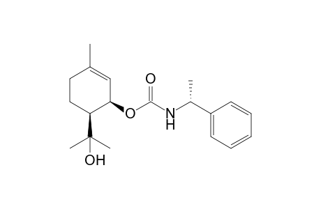 N-[(R)-1-phenylethyl-O-(3S,4S)-8-hydroxy-1-p-menthen-3-yl]-urethane