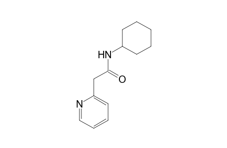 2-Pyridineacetamide, N-cyclohexyl-