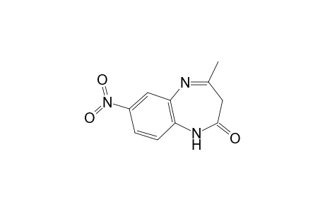 2H-1,5-Benzodiazepin-2-one, 1,3-dihydro-4-methyl-7-nitro-