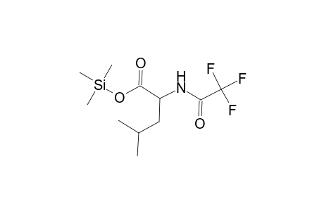 l-Leucine, N-(trifluoroacetyl)-, trimethylsilyl ester