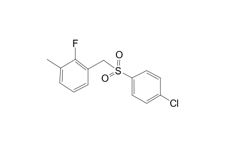 4-Chlorophenyl 2-fluoro-3-methylbenzyl sulfone