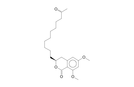 (3R)-6,8-DIMETHOXY-3-(10'-OXOUNDECYL)-3,4-DIHYDROISOCOUMARIN